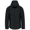 Kariban KA413 férfi levehető kapucnis softshell dzseki - Black