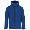 Kariban KA413 férfi levehető kapucnis softshell dzseki - Dark Royal Blue