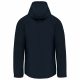 Kariban KA413 férfi levehető kapucnis softshell dzseki - Navy