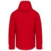 Kariban KA413 férfi levehető kapucnis softshell dzseki - Red