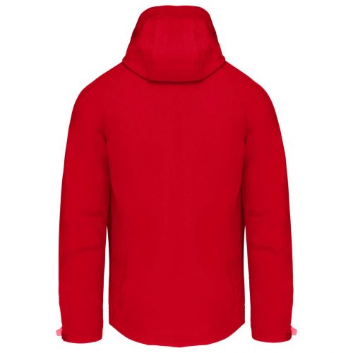 Kariban KA413 férfi levehető kapucnis softshell dzseki - Red