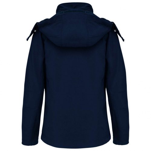 Kariban KA414 női levehető kapucnis softshell dzseki - Navy