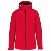 Kariban KA414 női levehető kapucnis softshell dzseki - Red