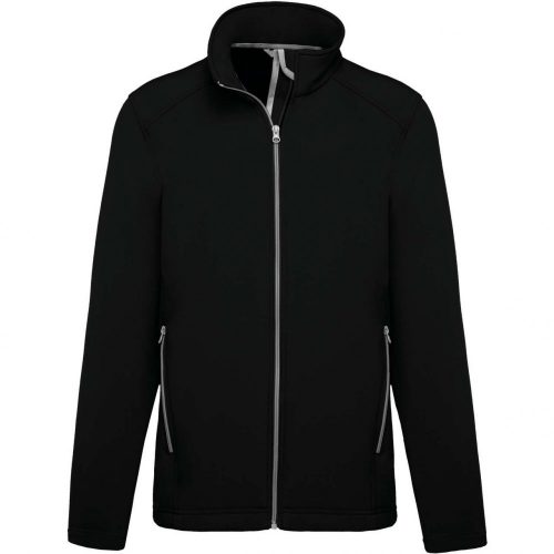 Kariban KA424 férfi kétrétegű softshell dzseki - Black