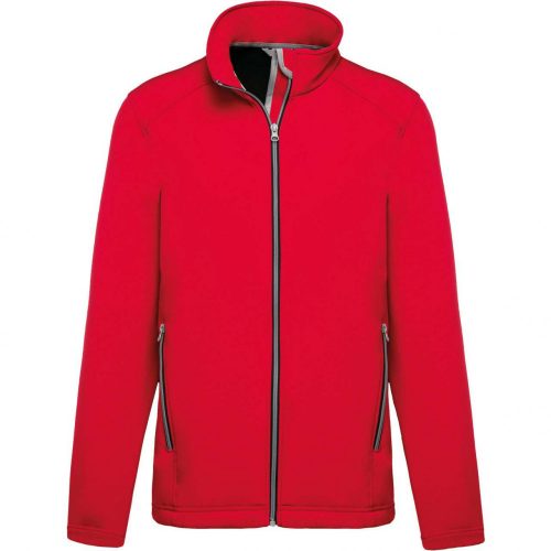 Kariban KA424 férfi kétrétegű softshell dzseki - Red