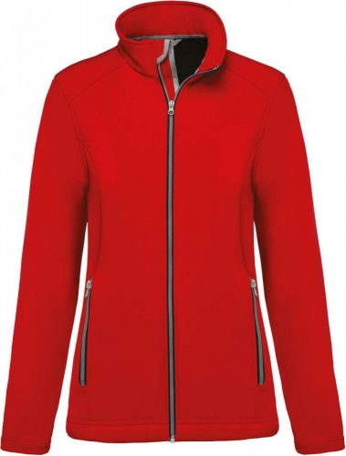 Kariban KA425 női kétrétegű softshell dzseki - Red