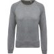 Kariban KA481 Organic pamut női környakas pulóver - Grey Heather