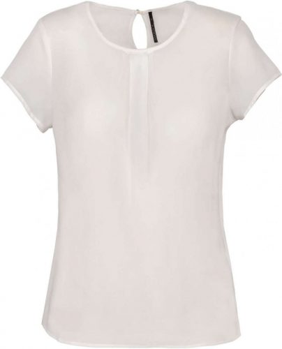 Kariban KA5002 LADIES' SHORT-SLEEVED CREPE BLOUSE 36