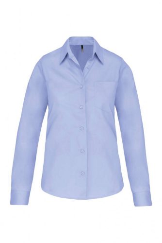 Kariban KA542 LADIES' LONG-SLEEVED COTTON POPLIN SHIRT L