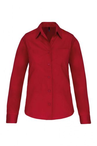 Kariban KA542 LADIES' LONG-SLEEVED COTTON POPLIN SHIRT XS