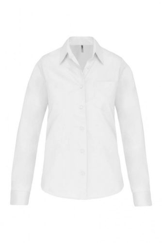 Kariban KA542 LADIES' LONG-SLEEVED COTTON POPLIN SHIRT S