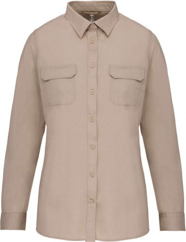 Kariban KA591 LADIES' LONG SLEEVED SAFARI SHIRT L