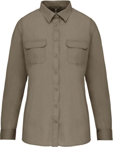 Kariban KA591 LADIES' LONG SLEEVED SAFARI SHIRT 2XL