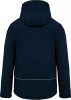 Kariban KA650 férfi kapucnis softshell béléses parka kabát - Navy