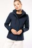 Kariban KA651 női kapucnis softshell béléses parka kabát - Navy