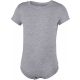 Kariban KA831 bébi pamut rövid ujjú body - Oxford Grey