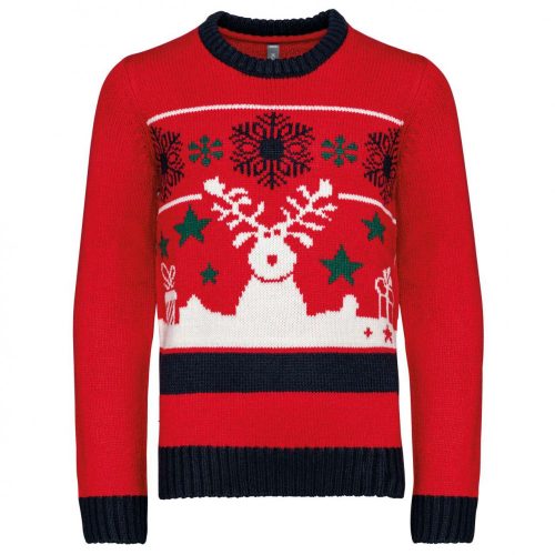 Kariban KA9012 KIDS’ CREW NECK CHRISTMAS JUMPER 6/8