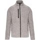 Kariban KA9106 férfi cipzáros heather dzseki - Light Grey Mélange