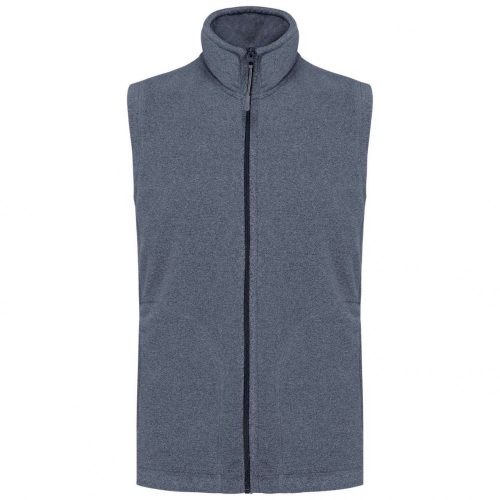 Kariban KA913 Luca férfi mikropolár mellény - French Navy Heather