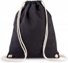 Kimood KI0139 ORGANIC COTTON BACKPACK WITH DRAWSTRING CARRY HANDLES U