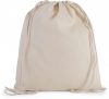 Kimood KI0147 ORGANIC COTTON SMALL DRAWSTRING BAG U