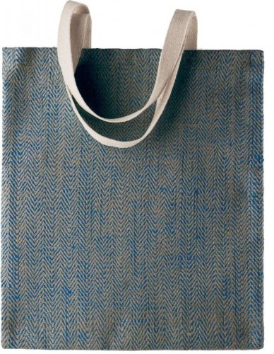 Kimood KI0226 100% NATURAL YARN DYED JUTE BAG U