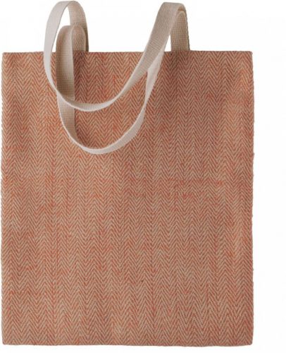 Kimood KI0226 100% NATURAL YARN DYED JUTE BAG U