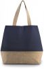 Kimood KI0235 CANVAS & JUTE HOLD-ALL SHOPPER BAG U