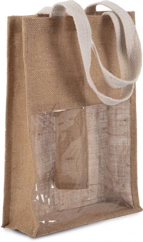 Kimood KI0268 JUTE BOTTLE BAG U