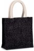 Kimood KI0272 JUTE CANVAS TOTE - SMALL U