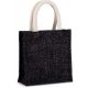 Kimood KI0272 JUTE CANVAS TOTE - SMALL U