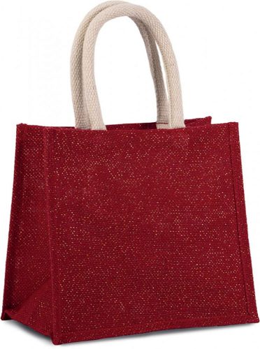 Kimood KI0273 JUTE CANVAS TOTE - MEDIUM U