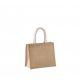 Kimood KI0273 JUTE CANVAS TOTE - MEDIUM U