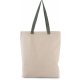 Kimood KI0278 SHOPPER BAG WITH GUSSET AND CONTRAST COLOUR HANDLE U