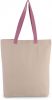 Kimood KI0278 SHOPPER BAG WITH GUSSET AND CONTRAST COLOUR HANDLE U