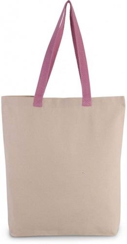 Kimood KI0278 SHOPPER BAG WITH GUSSET AND CONTRAST COLOUR HANDLE U