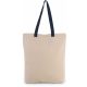 Kimood KI0278 SHOPPER BAG WITH GUSSET AND CONTRAST COLOUR HANDLE U