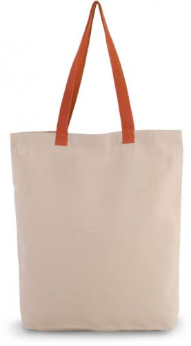 Kimood KI0278 SHOPPER BAG WITH GUSSET AND CONTRAST COLOUR HANDLE U