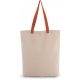 Kimood KI0278 SHOPPER BAG WITH GUSSET AND CONTRAST COLOUR HANDLE U