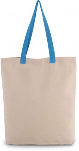 Kimood KI0278 SHOPPER BAG WITH GUSSET AND CONTRAST COLOUR HANDLE U