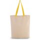 Kimood KI0278 SHOPPER BAG WITH GUSSET AND CONTRAST COLOUR HANDLE U