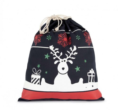 Kimood KI0735 DRAWSTRING BAG WITH CHRISTMAS PATTERNS U