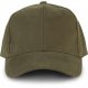 K-UP KP108 Oeko-tex uniszex pamut 6 paneles sapka - Khaki