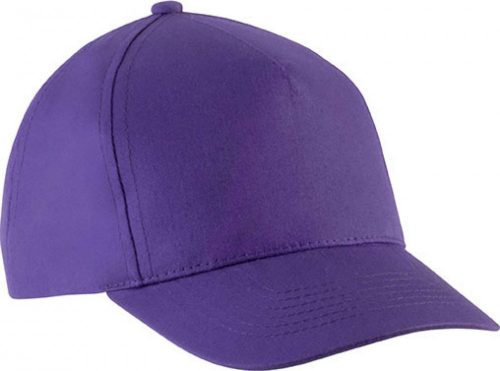 K-UP KP149 gyerek pamut sapka 5 paneles - Purple