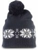 K-UP KP540 FAIR ISLE KNIT BEANIE U