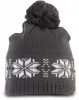 K-UP KP540 FAIR ISLE KNIT BEANIE U