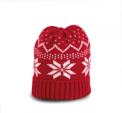 K-UP KP543 BEANIE WITH CHRISTMAS DESIGN U