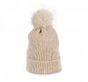 K-UP KP555 KNITTED BOBBLE BEANIE IN RECYCLED YARN U