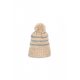 K-UP KP556 KNITTED STRIPED BEANIE IN RECYCLED YARN U