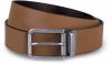 K-UP KP812 RAW EDGE LEATHER BELT - 35MM U